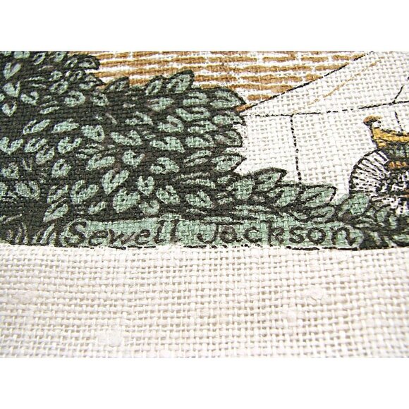 Vintage Kay Dee 1976 Tea Towel County Fair Sewell Jackson NOS Linen Calendar NIB - Picture 6 of 12